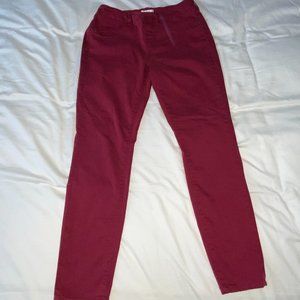 Ricki's Raspberry Red Color Skinny pants size 4